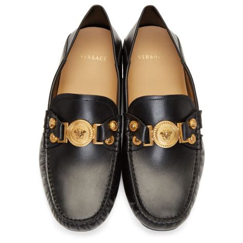 versace black velvet loafers|versace tribute loafers.